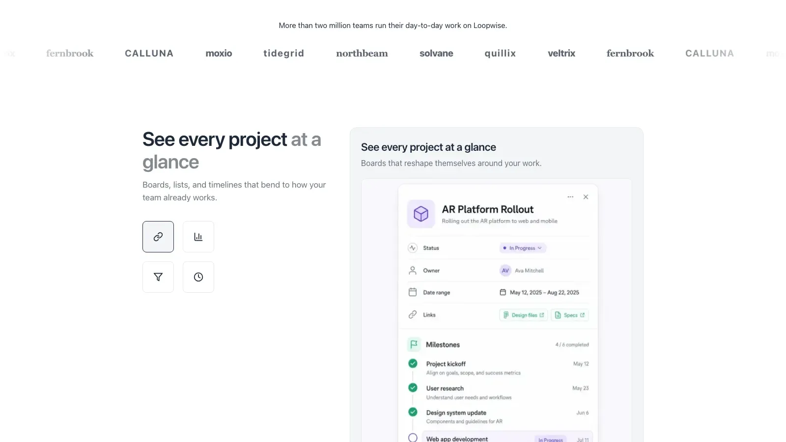 Loopwise SaaS Landing result preview 2