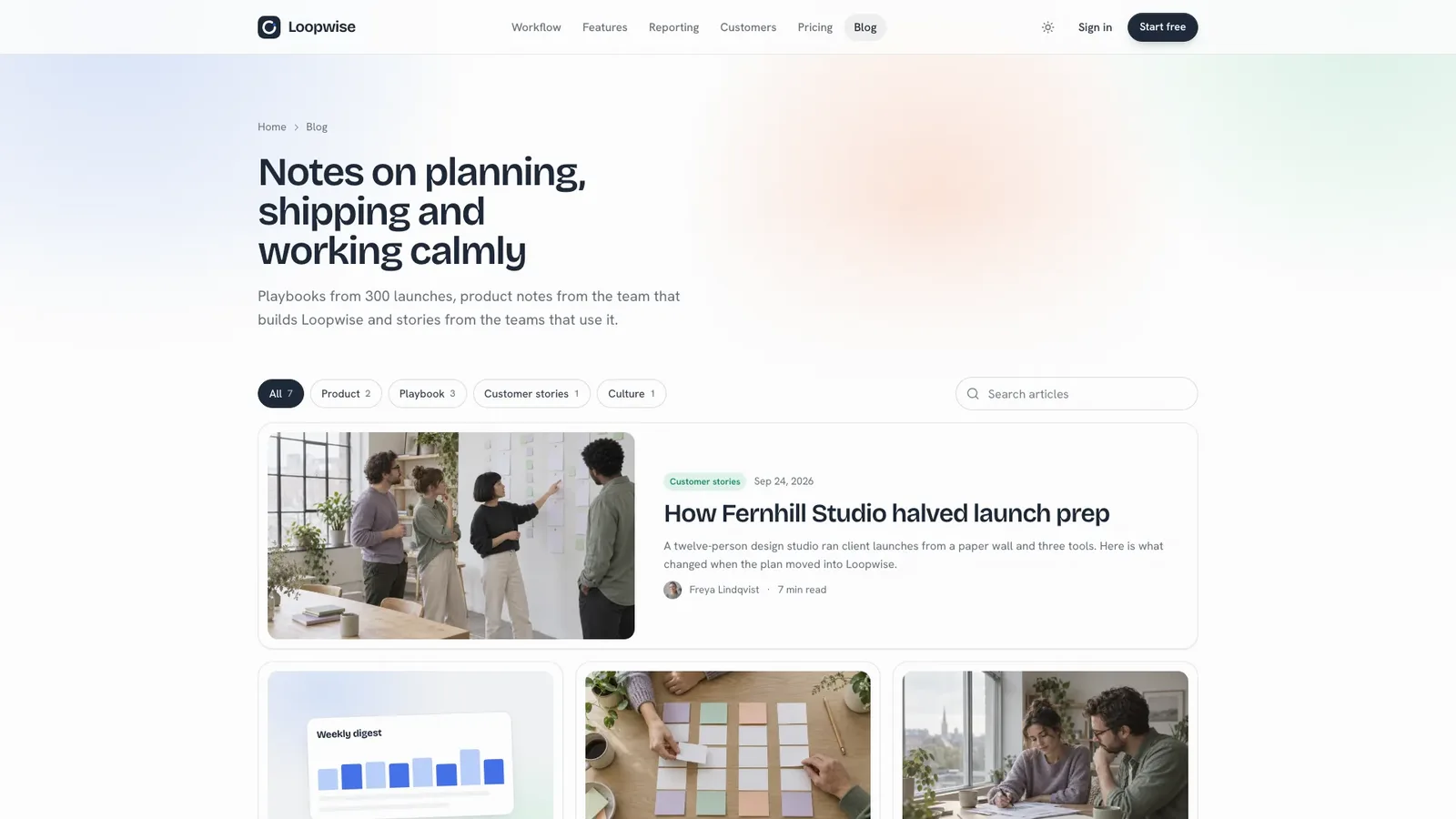 Loopwise SaaS Landing result preview 3