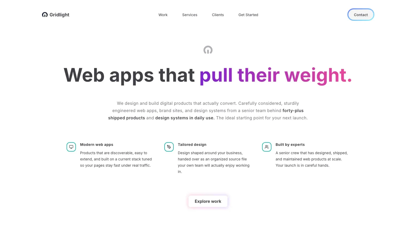 Lumen Agency Landing result preview