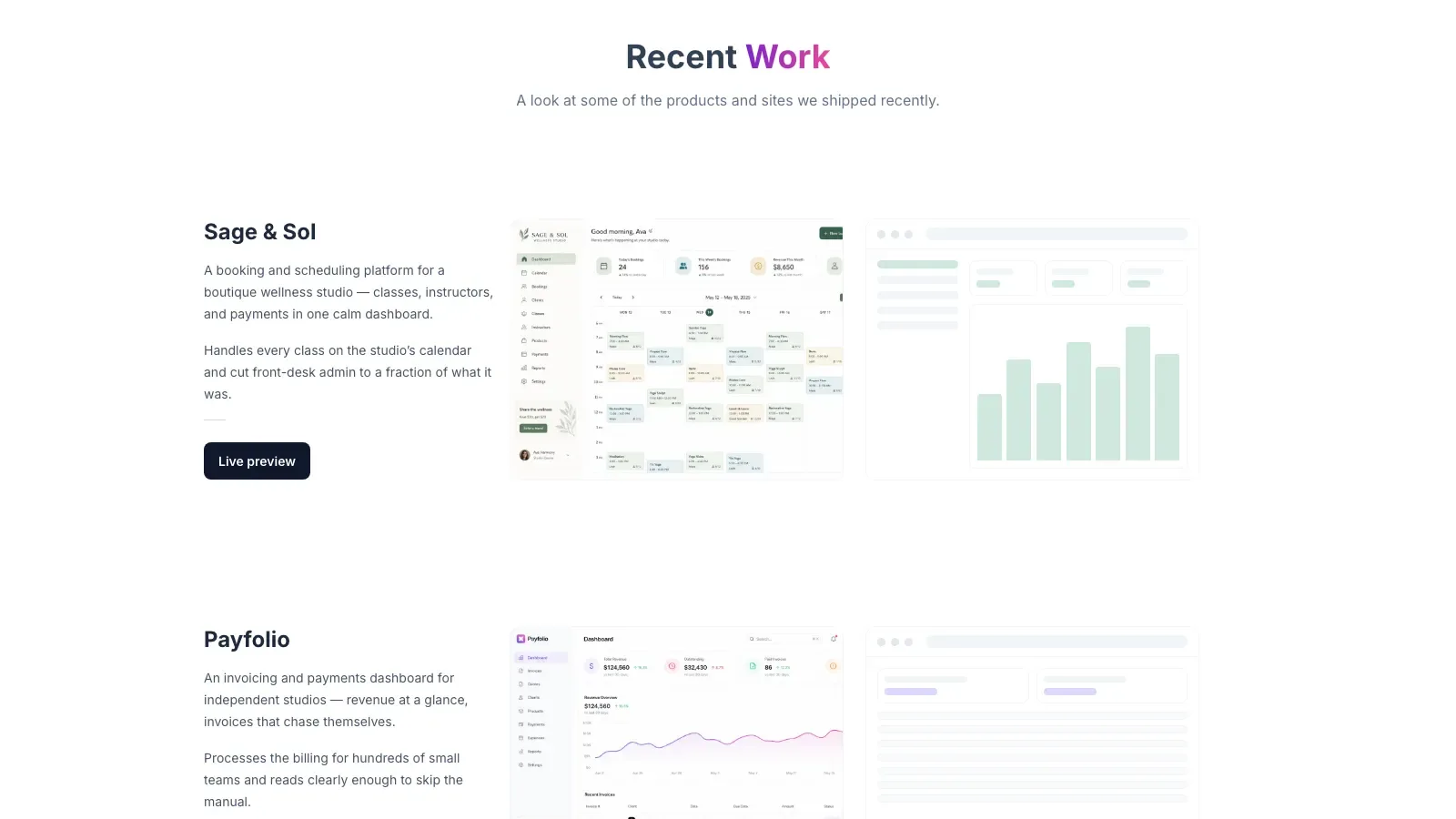 Lumen Agency Landing result preview 2