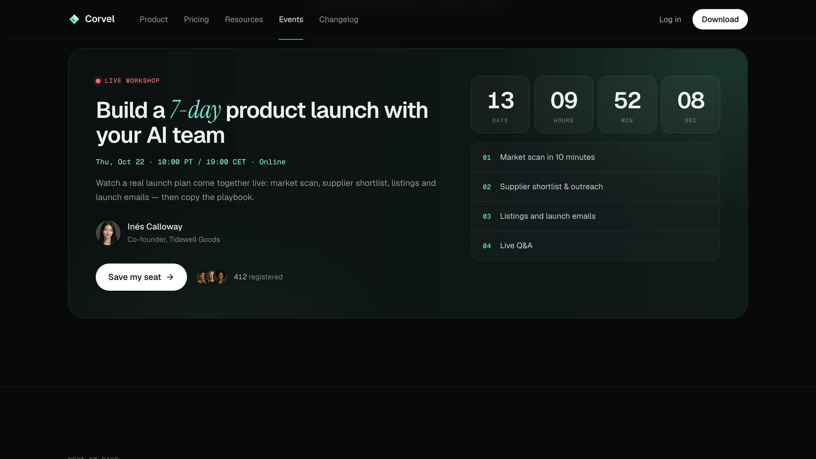 Mint Noir SaaS Site result preview 3