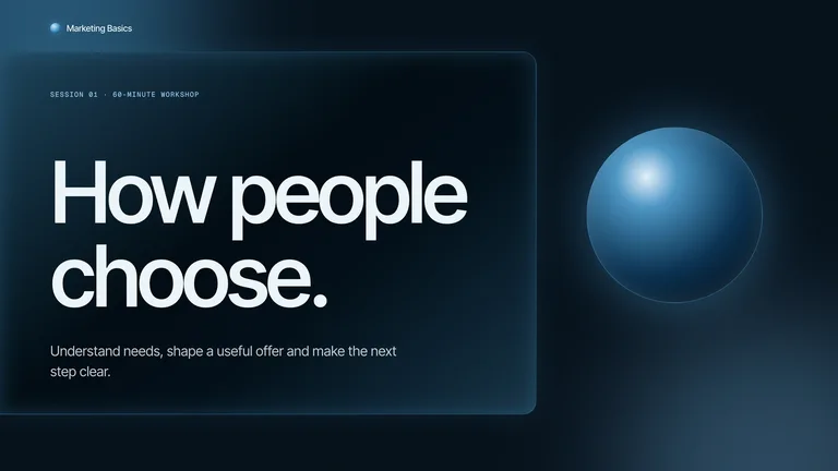 Navy Glass Marketing Deck result preview