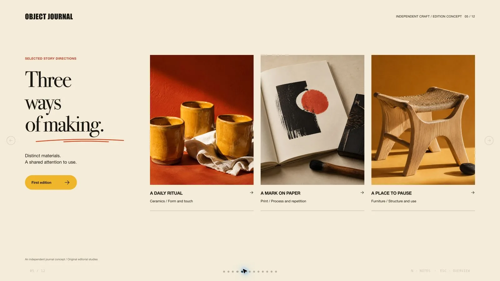 Ochre Editorial Deck result preview 5