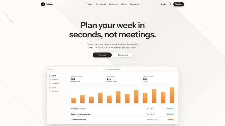 Orbit Startup Landing — Source example · Skillry