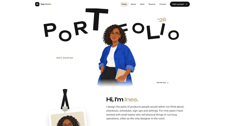 Playful UI/UX Portfolio — Source example · Skillry