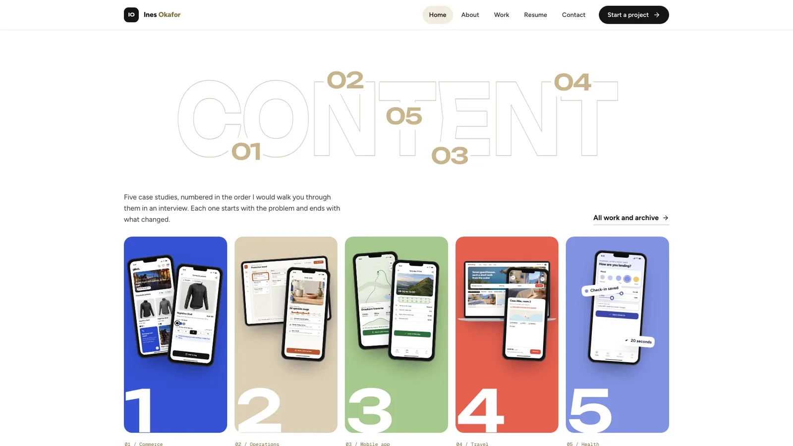 Playful UI/UX Portfolio result preview 2