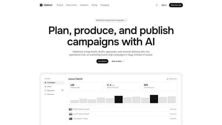 Quartz SaaS Landing — Source example · Skillry