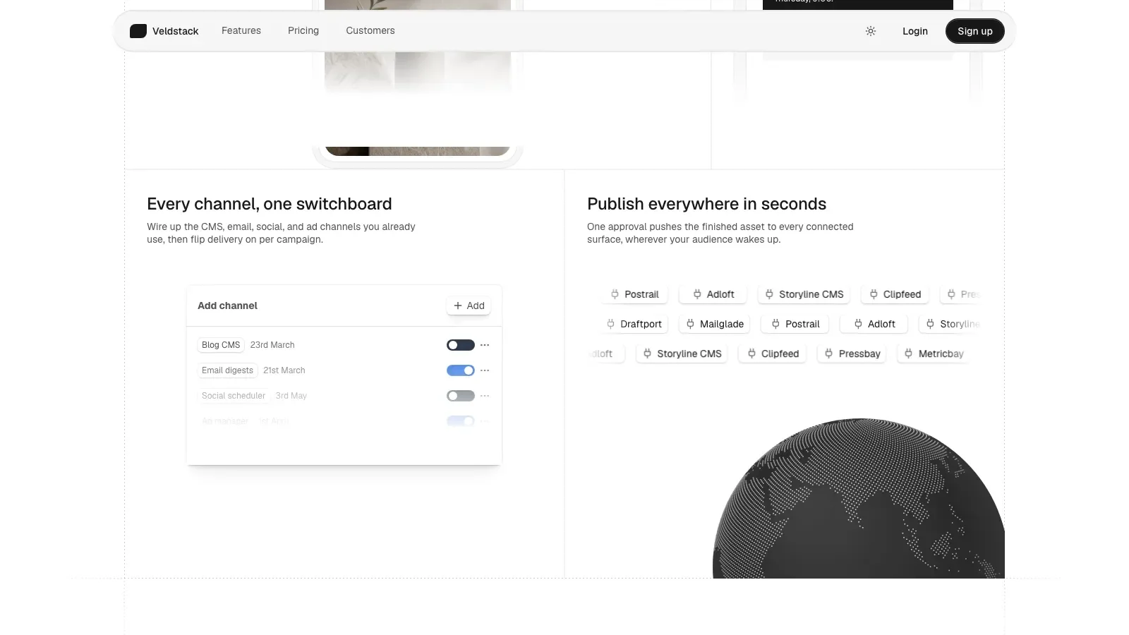 Quartz SaaS Landing result preview 2