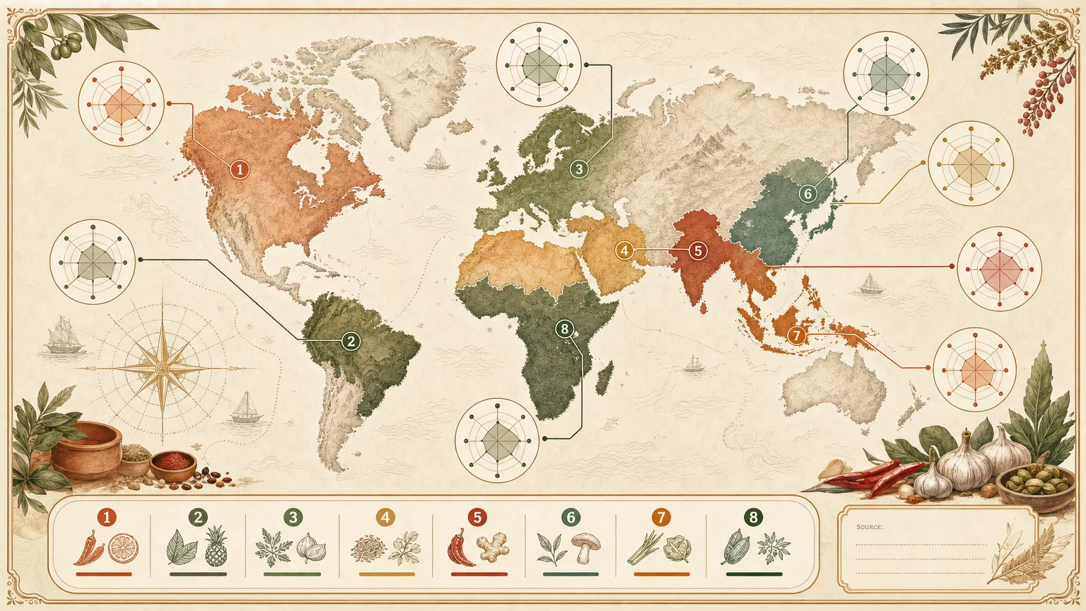 Regional Flavor Map result preview 2