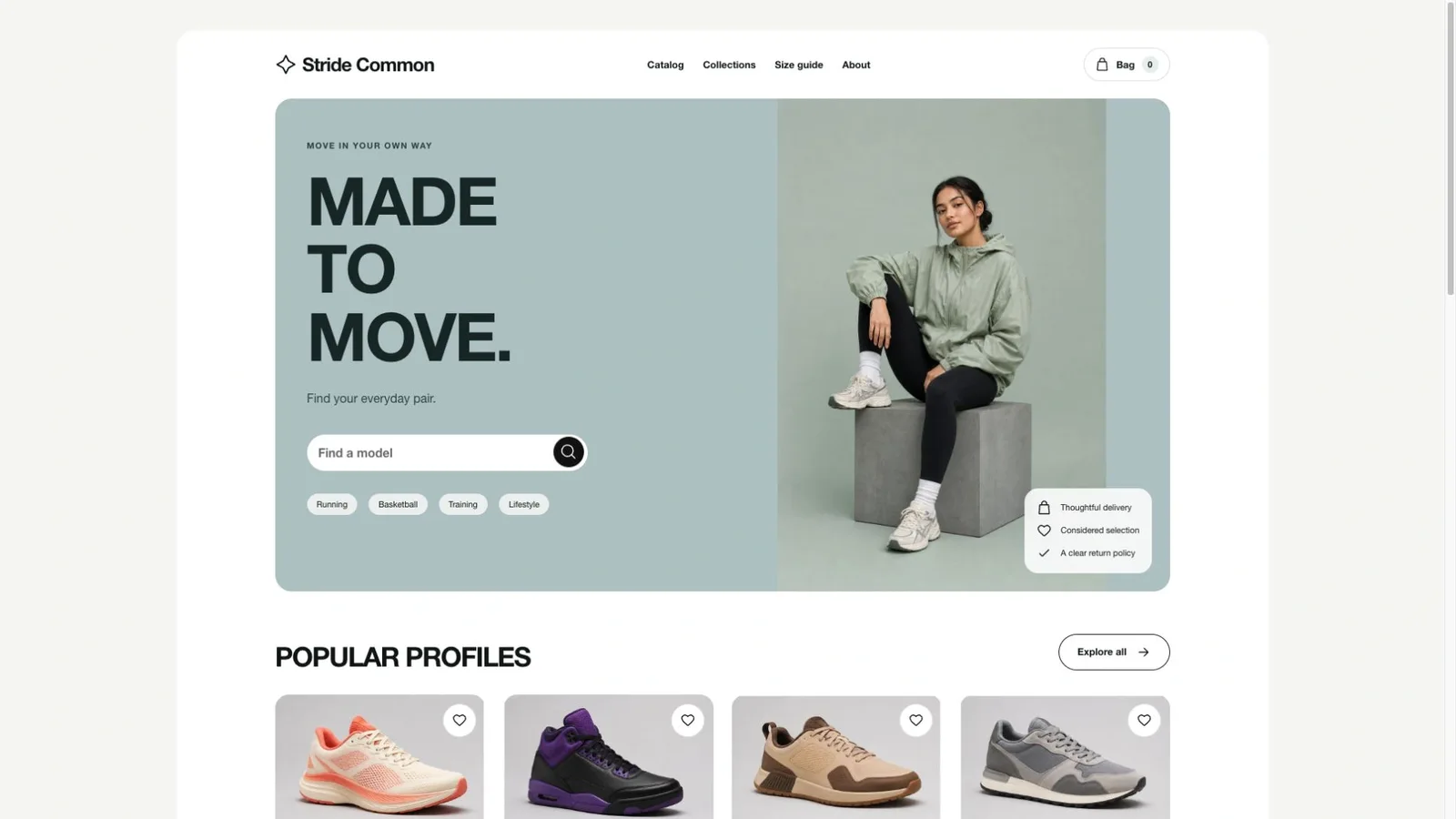 Sage Sneaker Store result preview