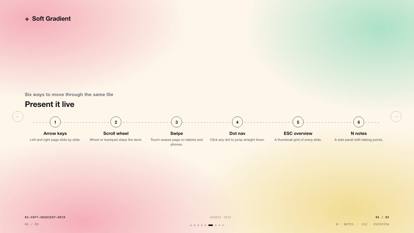 Soft Gradient Deck result preview 6