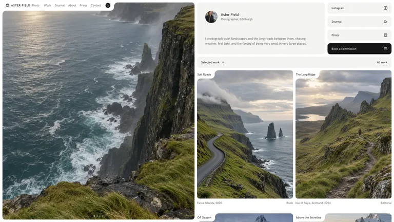 Split Frame Portfolio — Source example · Skillry