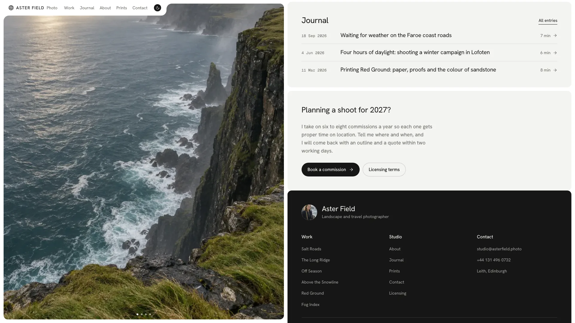Split Frame Portfolio
