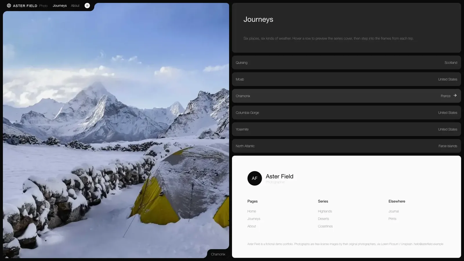 Split Frame Portfolio result preview 2