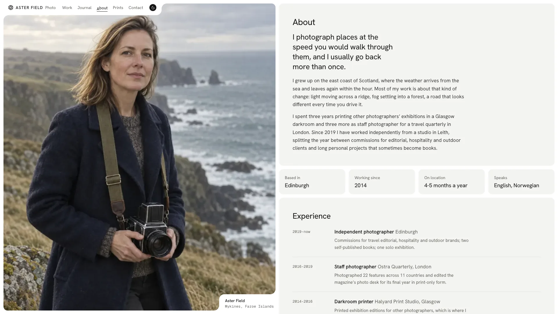 Split Frame Portfolio