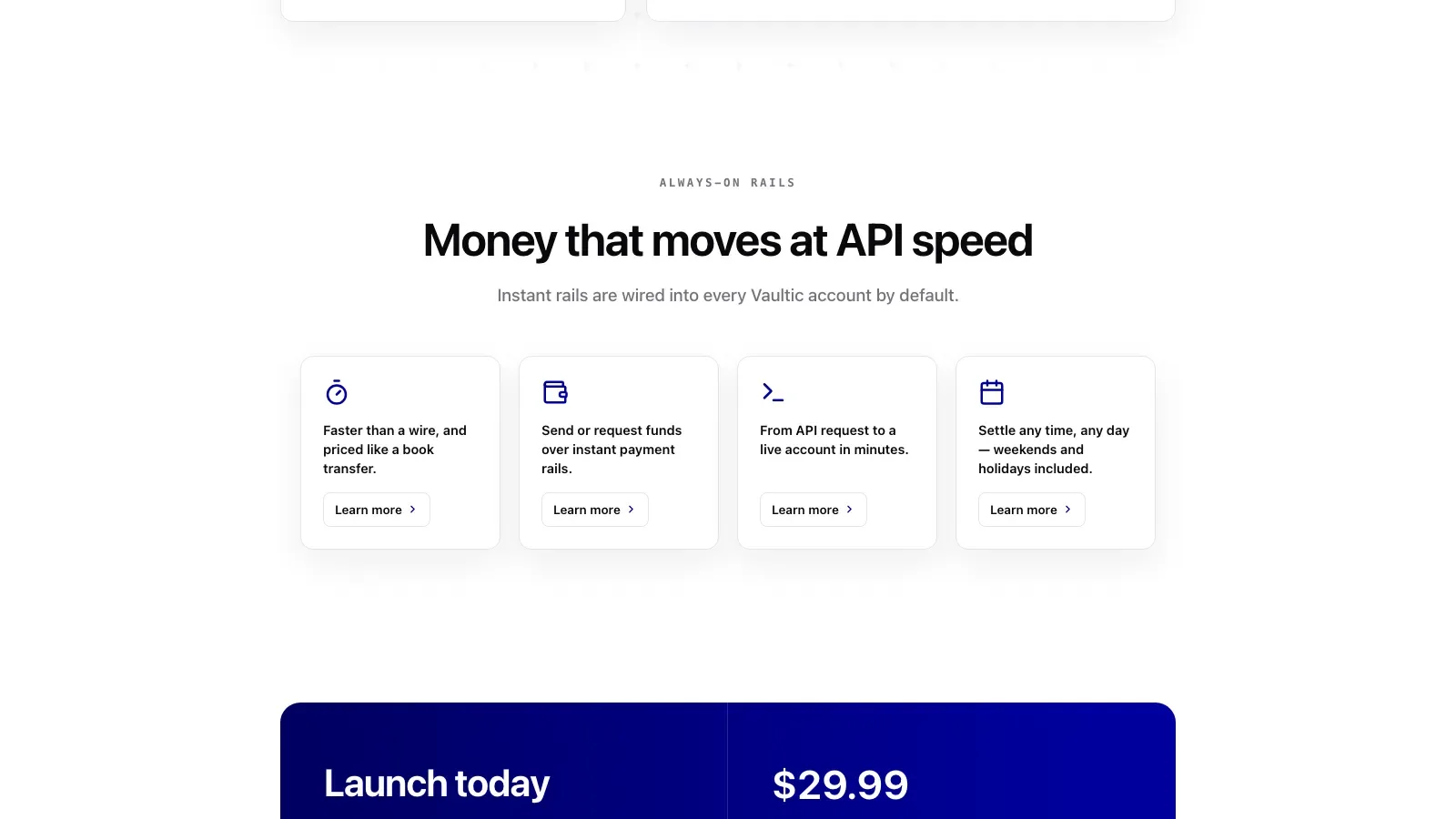 Vaultic Fintech Landing result preview 3